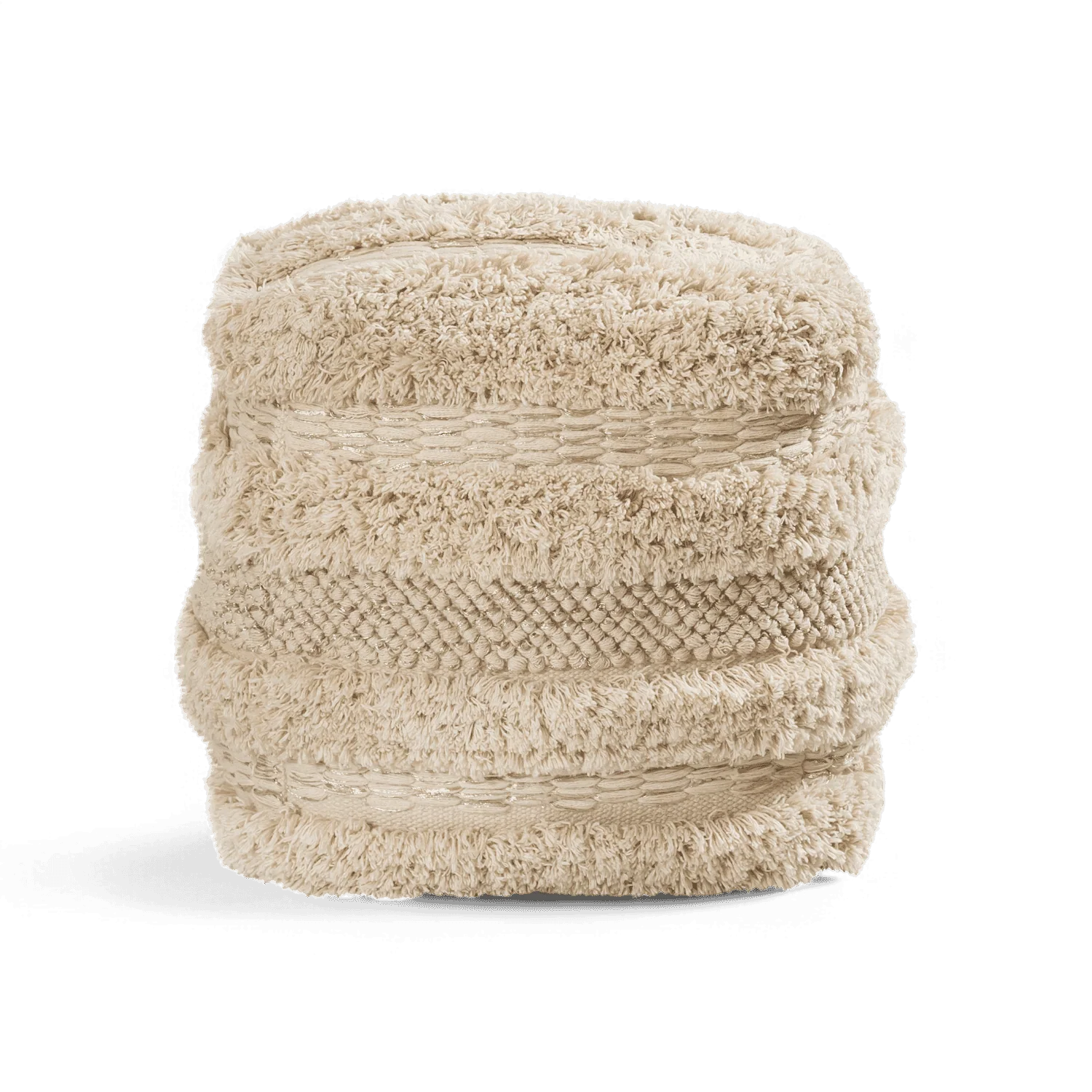 Rune Cotton Pouf - Image 3