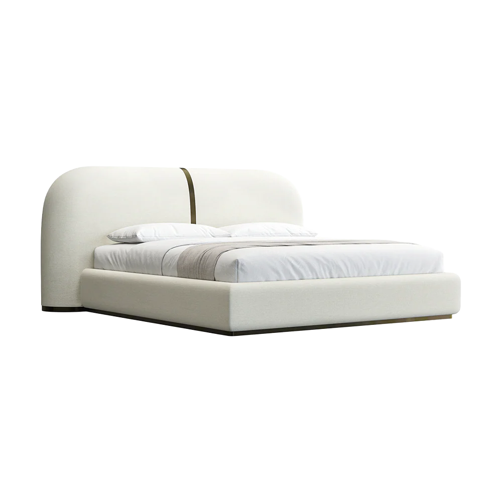 Sable Bed Off White Linen - Image 3