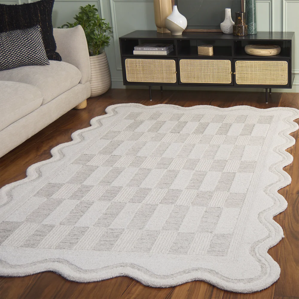 Swirl Beige Rug - Image 6