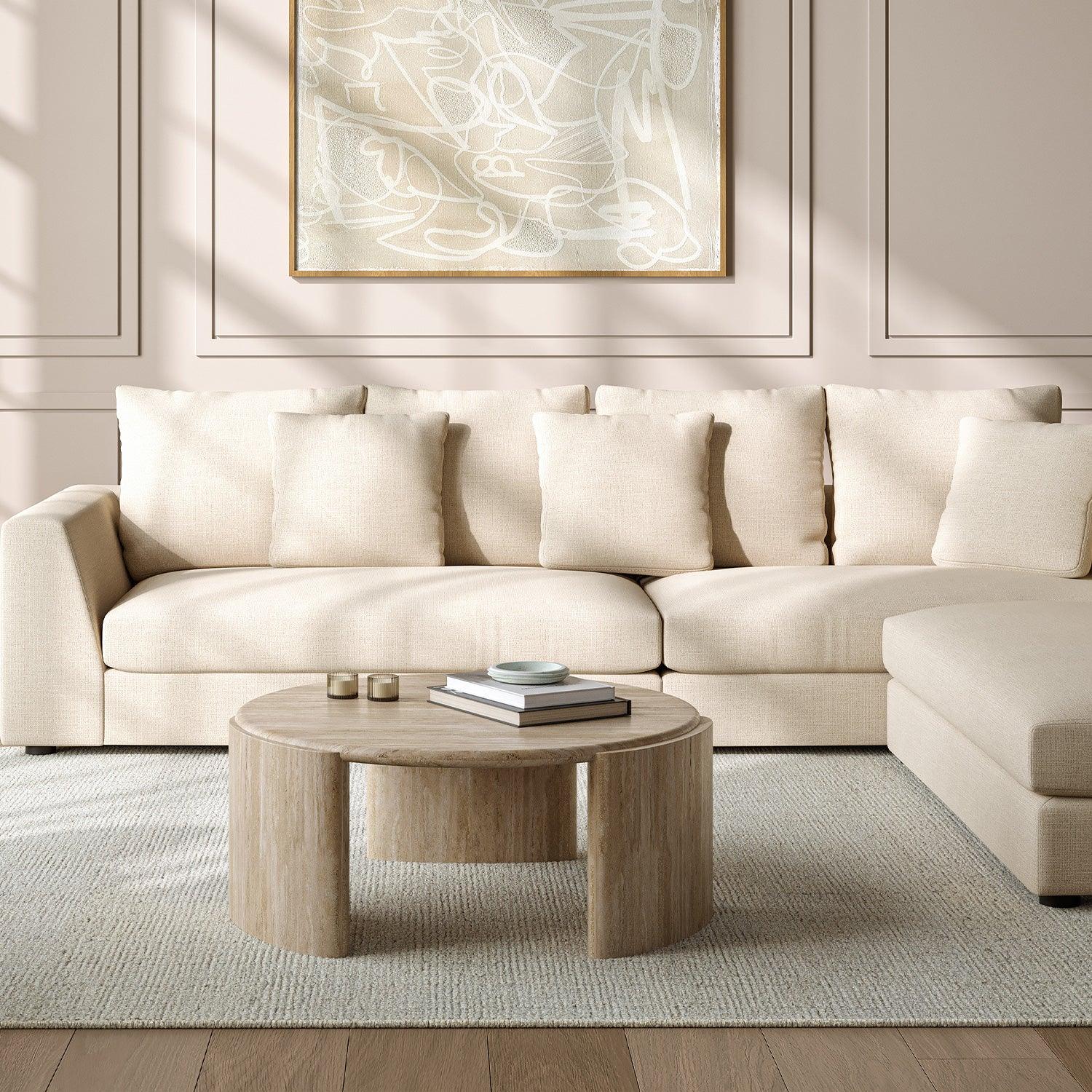 Terra Coffee Table Travertine - Image 5