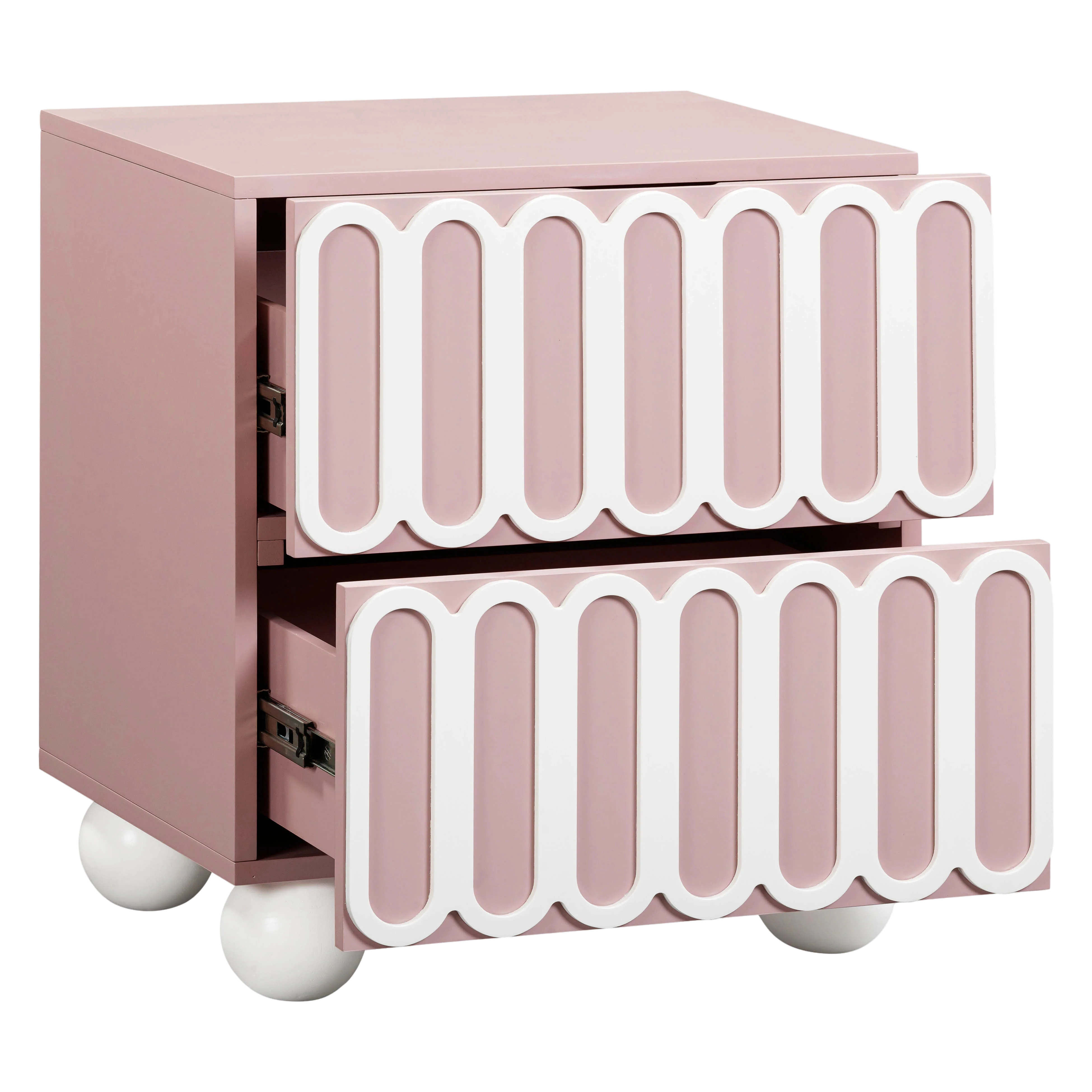 Valeria Pink Nightstand - Image 3