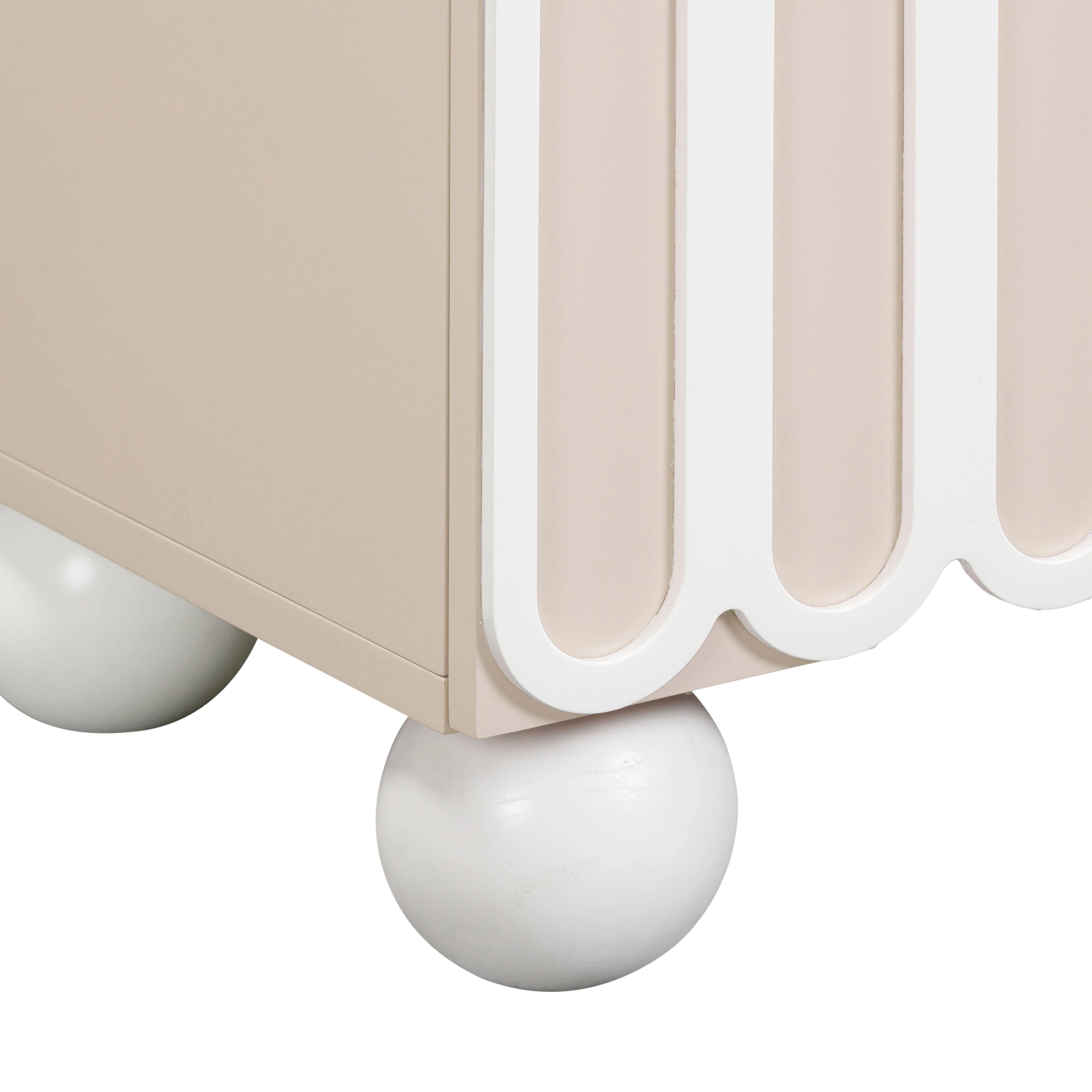 Valeria Taupe Nightstand - Image 5