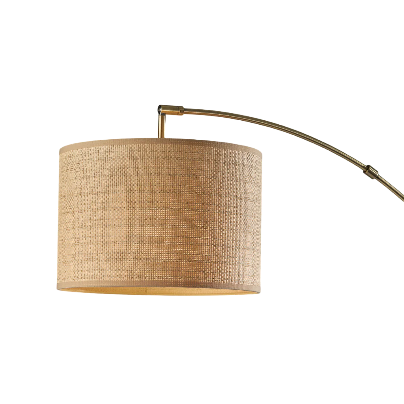 Vista Brass Arc Floor Lamp - Image 3