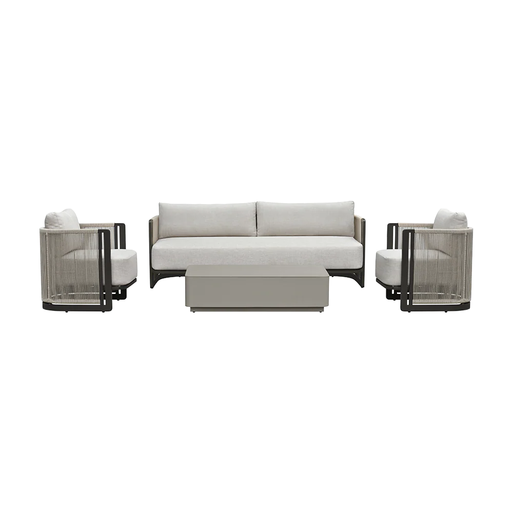 Vita Outdoor Coffee Table Beige - Image 4