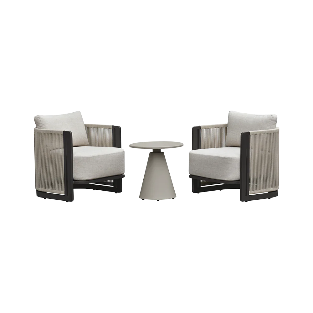 Vita Outdoor Side Table Beige - Image 3