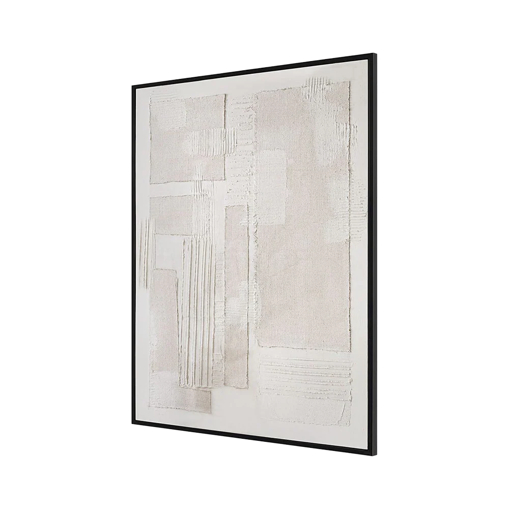 White Echo Wall Art 42" x 62" - Image 3