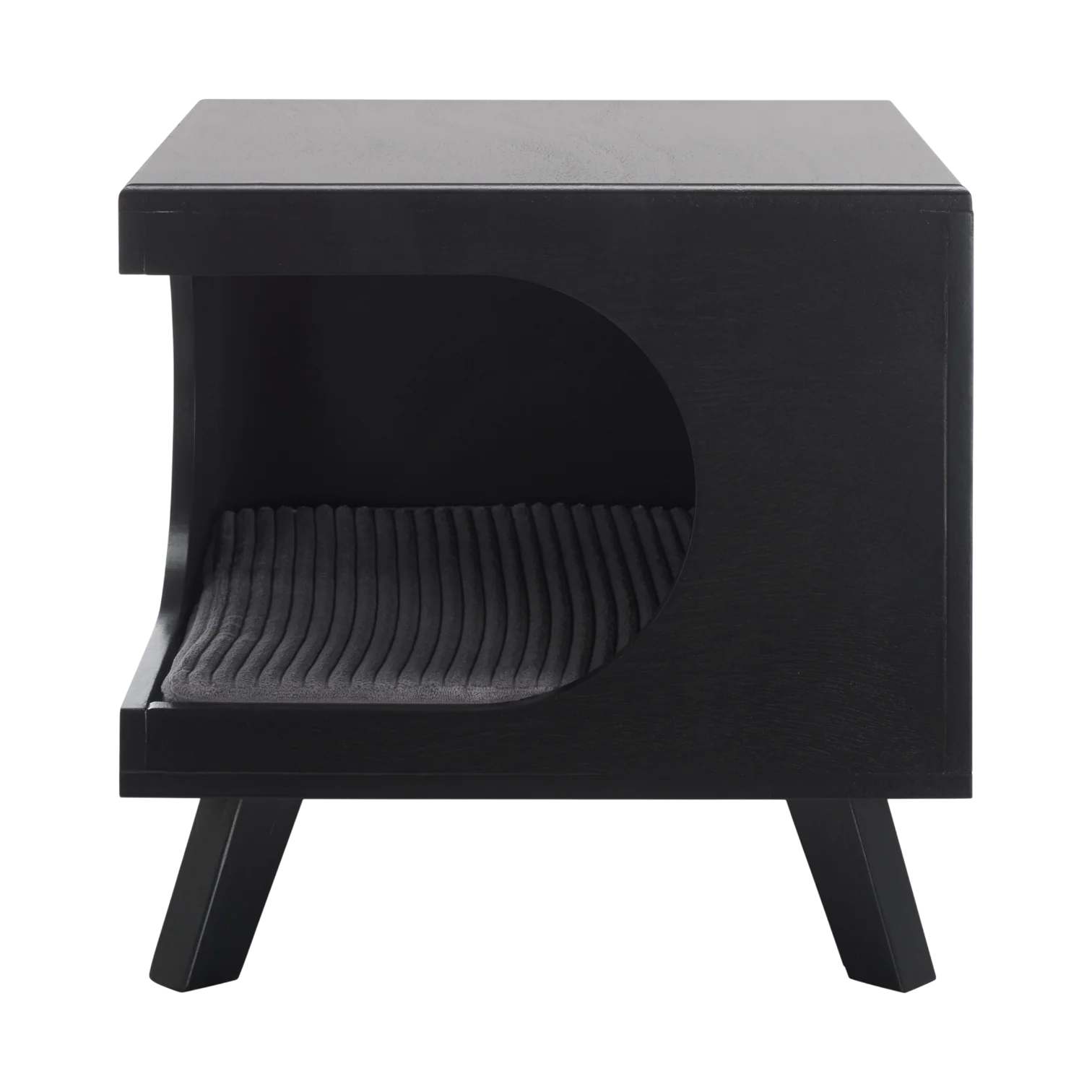 Zahara square small Pet Bed Black - Image 3